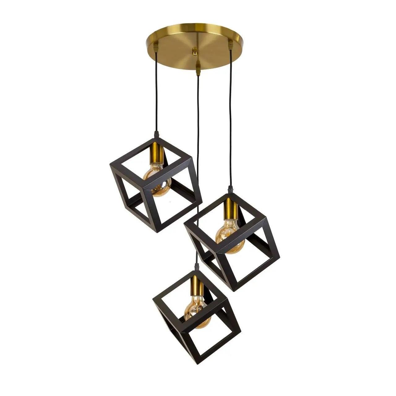 Люстра Levistella 756PR160F-3 BRZ+BK 300 (371431)