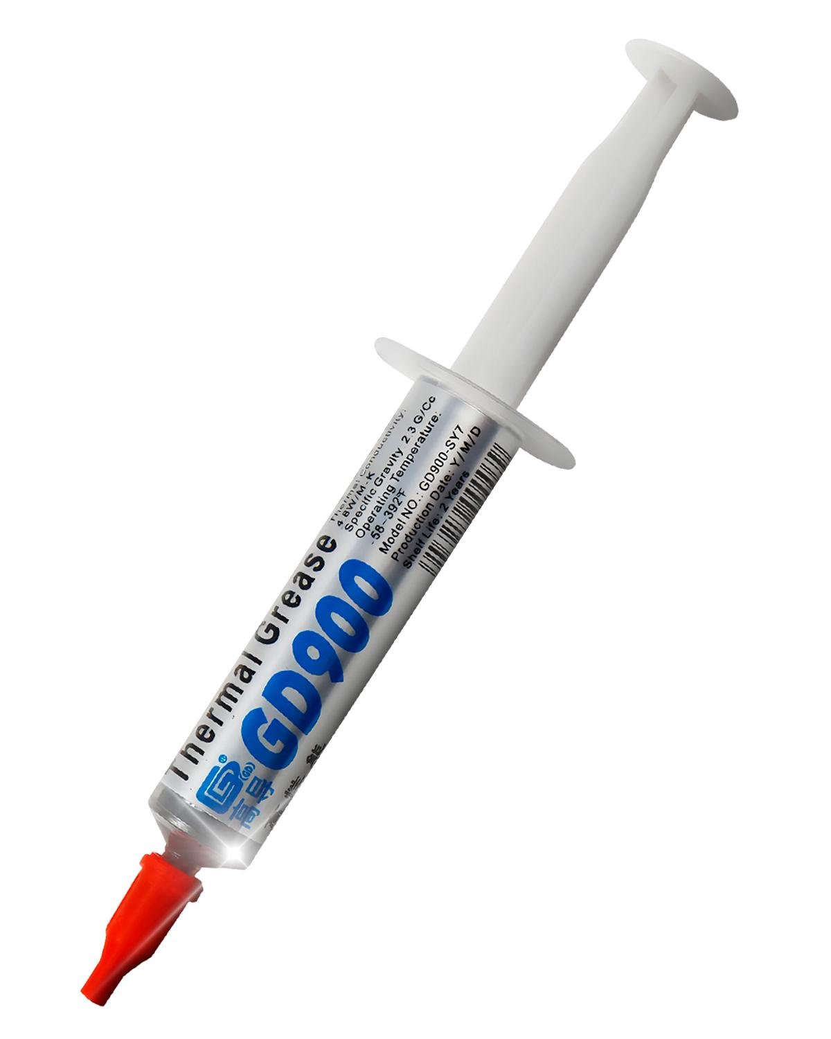 Термопаста для процессоров и видеокарт Thermal Grease GD900 в шприце 3 г (22932148)