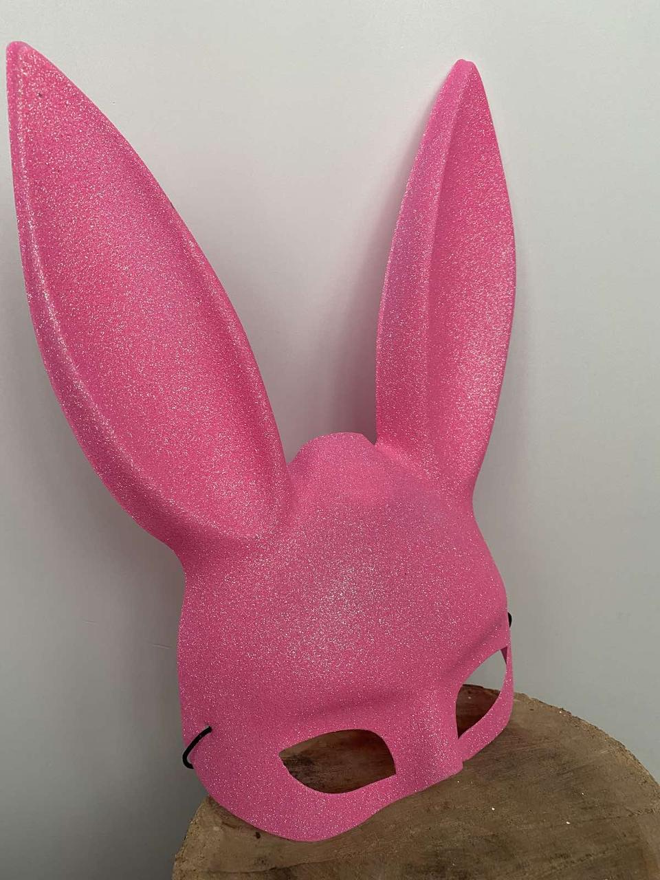 Маска Resteq кролик PlayBoy 36 см Рожевий - фото 5 Маска Resteq кролик PlayBoy 36 см Рожевий - фото 5