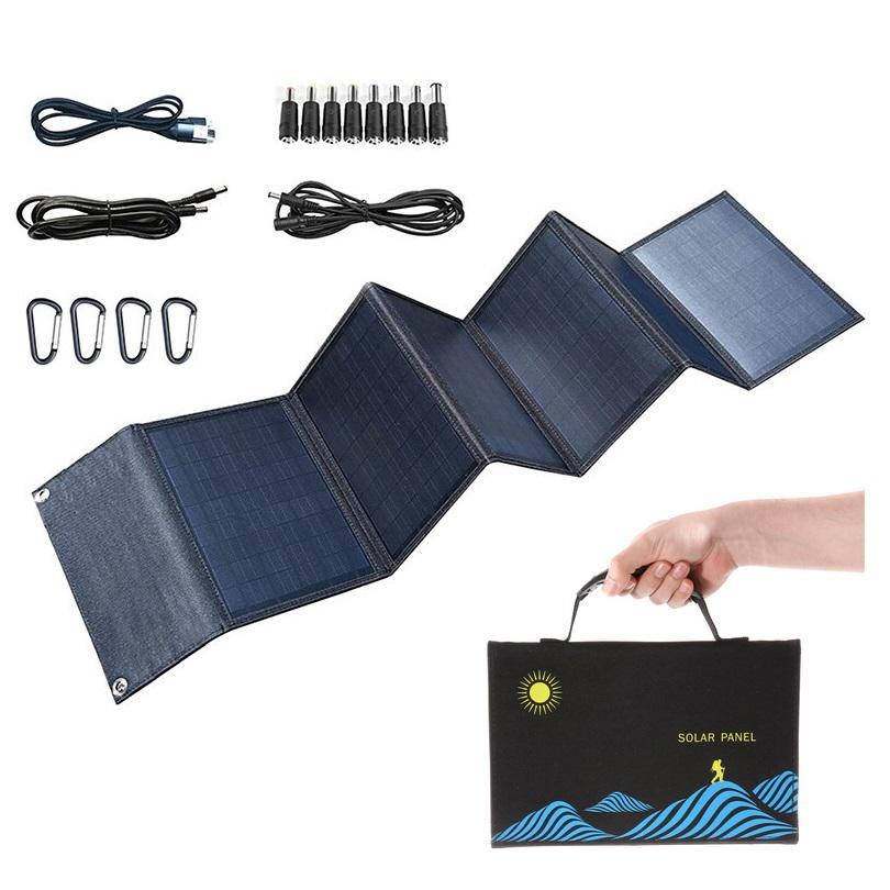 Солнечная панель Solar Bag W50F6 портативная 50 Вт 2USB/DC18V - фото 11