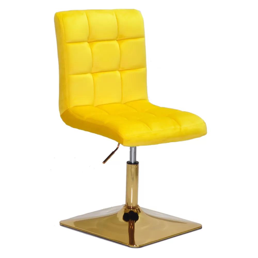 Стул Tower Square Lift Gold бархат Желтый (900539)