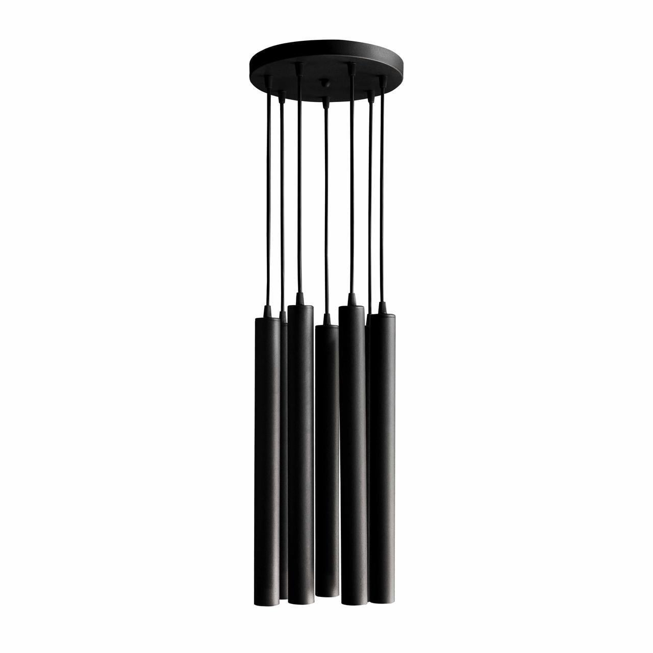 Подвесной светильник MSK ELECTRIC Elegant под лампы Е14 Черный (NL 4045-7R BK)