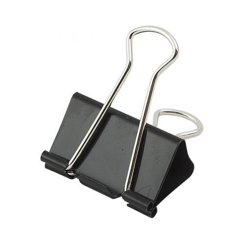 Біндери Buromax 25 мм 12 шт. Чорний (BM.5304)