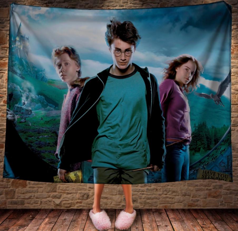 Плед с 3D принтом Гарри Поттер и Карта Мародеров 150x200 см (epi_0367) Плед с 3D принтом Гарри Поттер и Карта Мародеров 150x200 см (epi_0367)