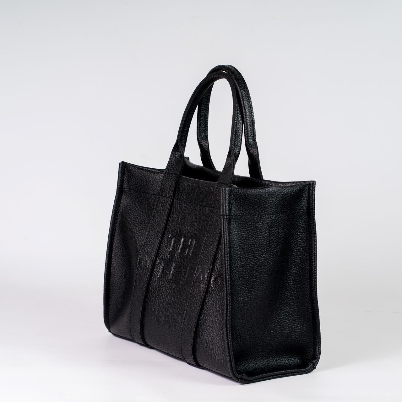 Сумка женская тоут большая с длинным ремешком KVITUCHA № 51-24 Черный - фото 3