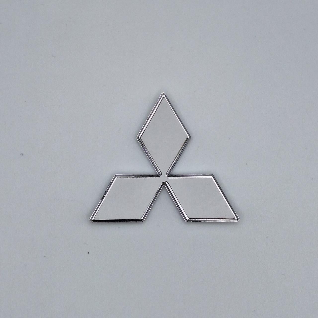 Эмблема руля Mitsubishi 45 мм ABS Хром глянцевый (1947669682)