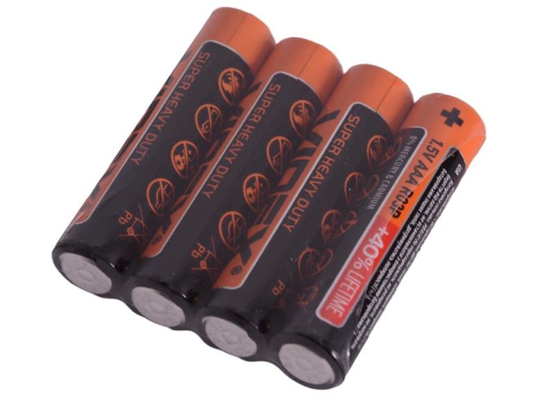 Батарейка сольова Videx ААА/R03P Shrink 4 шт. (5045)