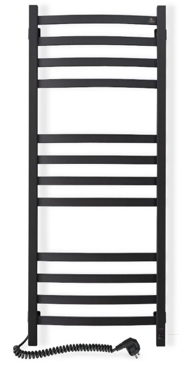 Полотенцесушитель электрический Navin Avalon Sensor с Wi-Fi левый 480х1200 мм Черный муар (S12-203155-4812)