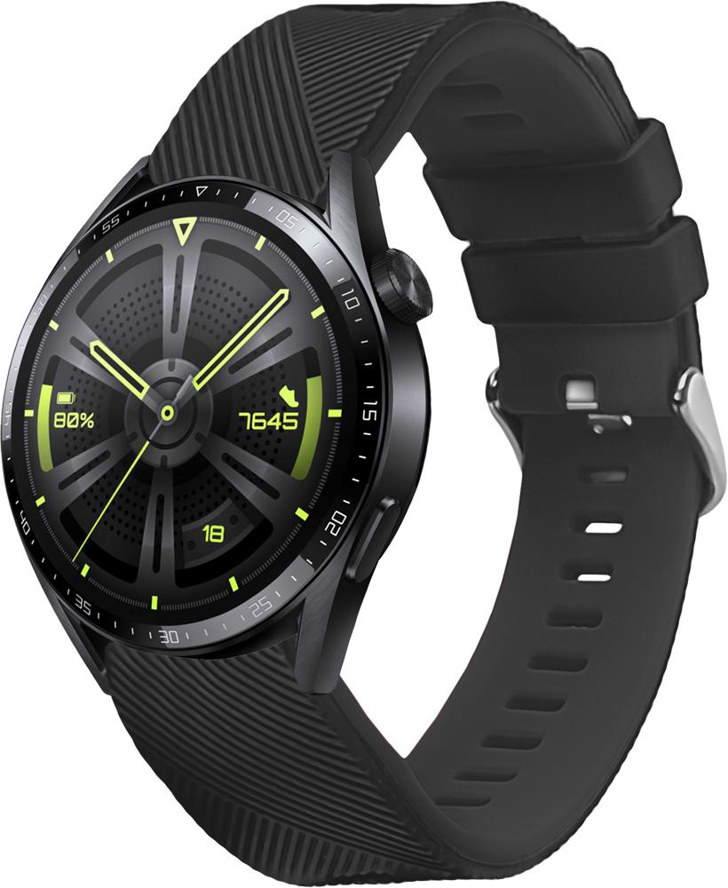 Ремешок Luminic для Huawei Watch GT3 46 мм Black (26679-2B)