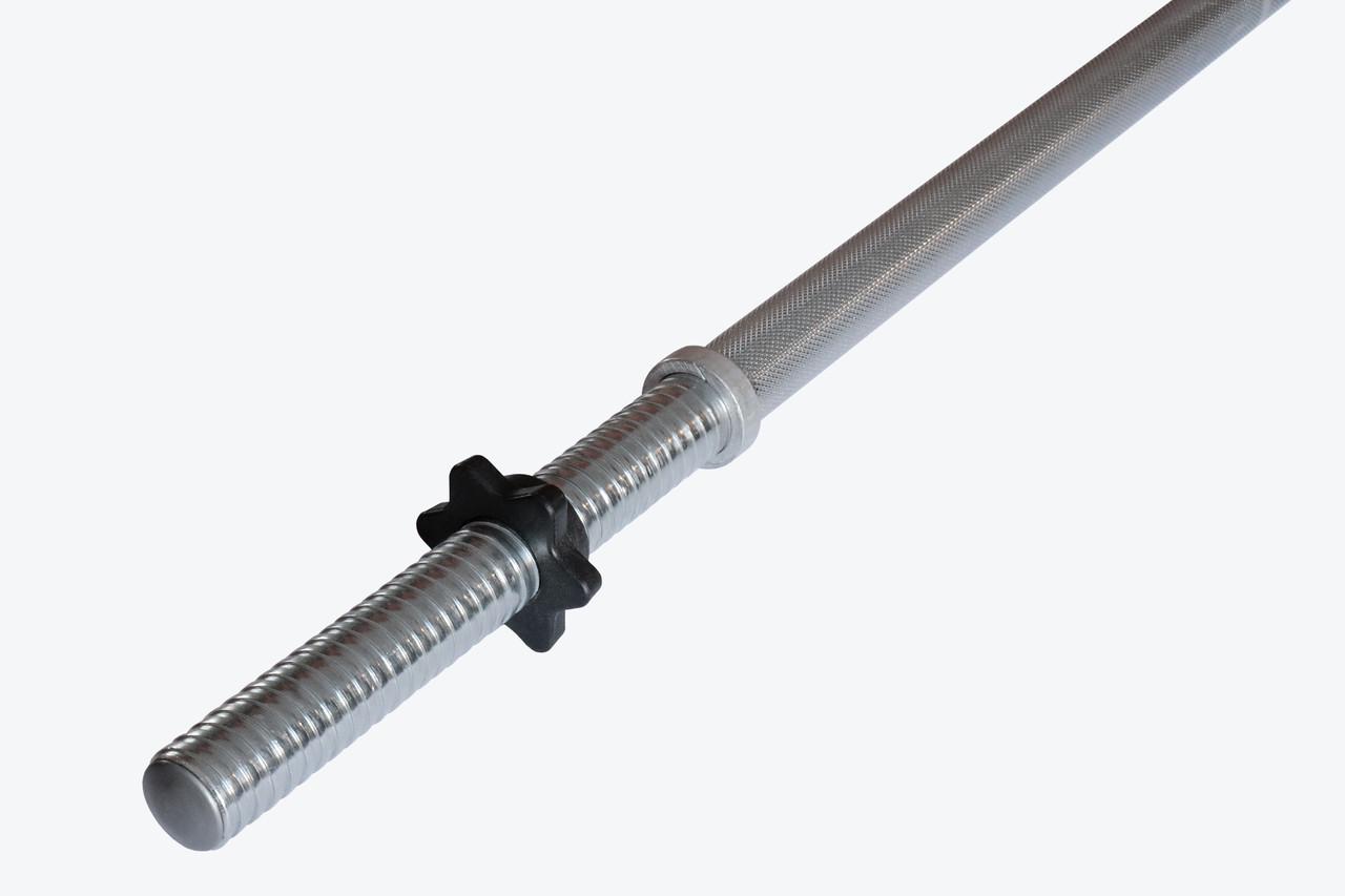 Гриф для штанги прямой облегченный с пластиковыми гайками 120 см 28 мм (2371516663_neo_2) - фото 2 Гриф для штанги прямой облегченный с пластиковыми гайками 120 см 28 мм (2371516663_neo_2) - фото 2