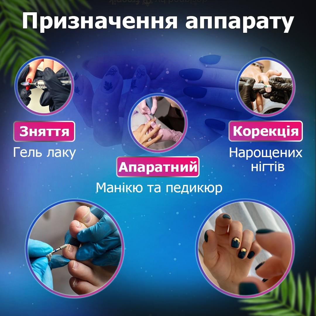 Фрезер для маникюра Drill Master ZS 603 65 Вт 45000 об/мин (17750784) - фото 7 Фрезер для маникюра Drill Master ZS 603 65 Вт 45000 об/мин (17750784) - фото 7