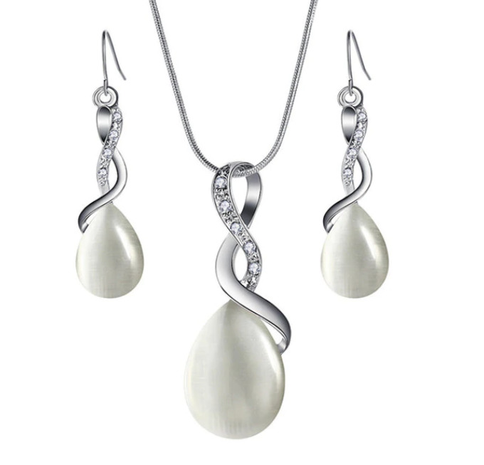 Серьги с подвеской Primo Opal Silver (1129320897)