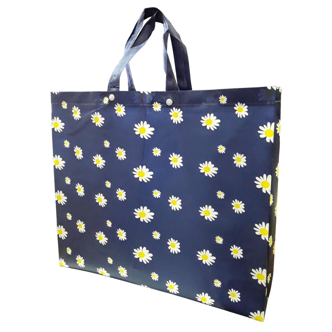 Сумка-шоппер хозяйственная ECOBag Ромашки 48х41х13 см (203313-3)