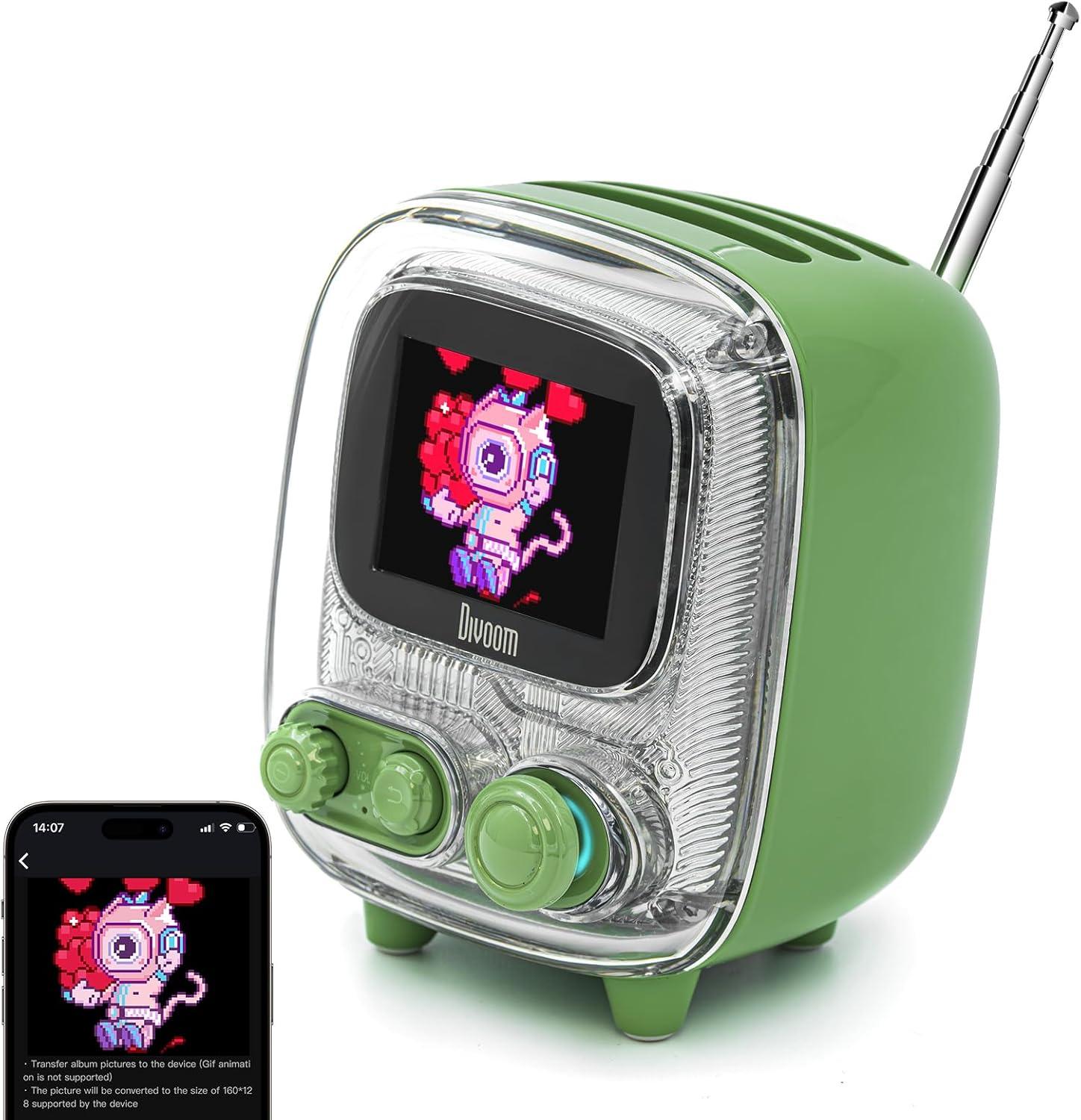 Портативная колонка Divoom Tiivoo-2 FM-радио/будильником и мультимедійними функціями Зелений (25812465) - фото 8 Портативная колонка Divoom Tiivoo-2 FM-радио/будильником и мультимедійними функціями Зелений (25812465) - фото 8