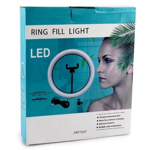 LED-лампа кольцевая USB Ring Fill Light 7327 30 см Белый свет (014726) - фото 3