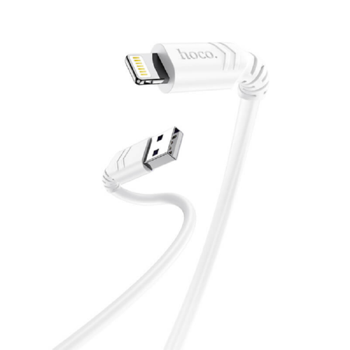 Кабель Hoco USB to Lightning Fortune X62 1 м 2,4A White - фото 1