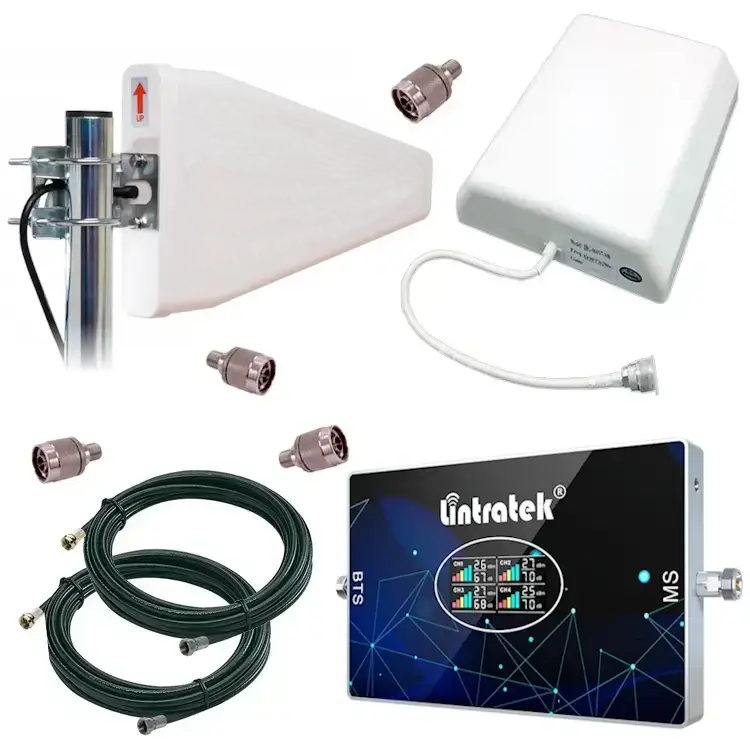 Комплект для підсилення зв'язку та інтернету Lintratek KW20L-GDWL та антени 2 шт. (30101626)