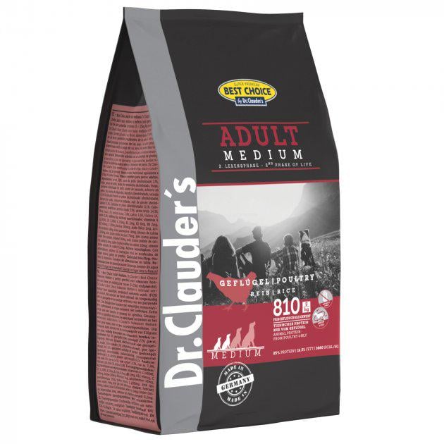 Корм сухой для собак Dr.Clauder’s Best Choice Dog Medium 350 г (12664982)
