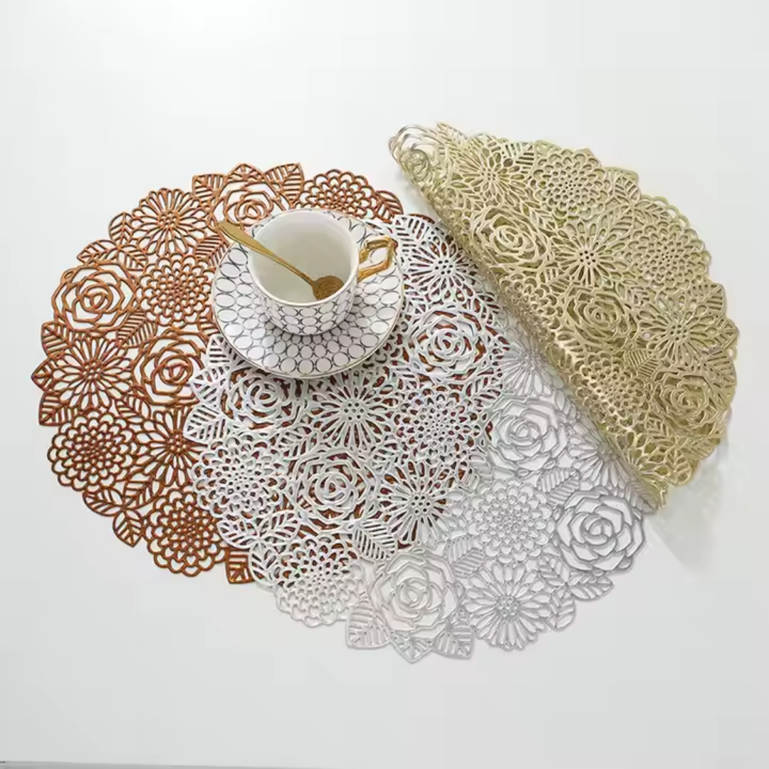 Серветка сервірувальна під гаряче 2 шт. Сріблястий (C014_silver) - фото 5 Серветка сервірувальна під гаряче 2 шт. Сріблястий (C014_silver) - фото 5