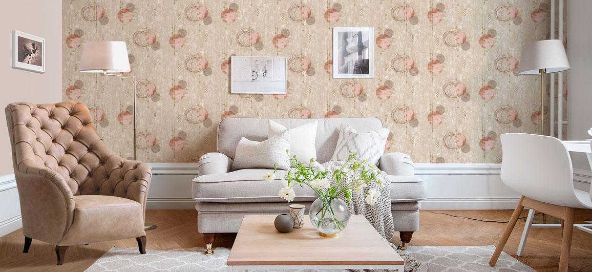 Обои бумажные дуплекс Континент Новара Бежевый (079) - фото 2 Обои бумажные дуплекс Континент Новара Бежевый (079) - фото 2