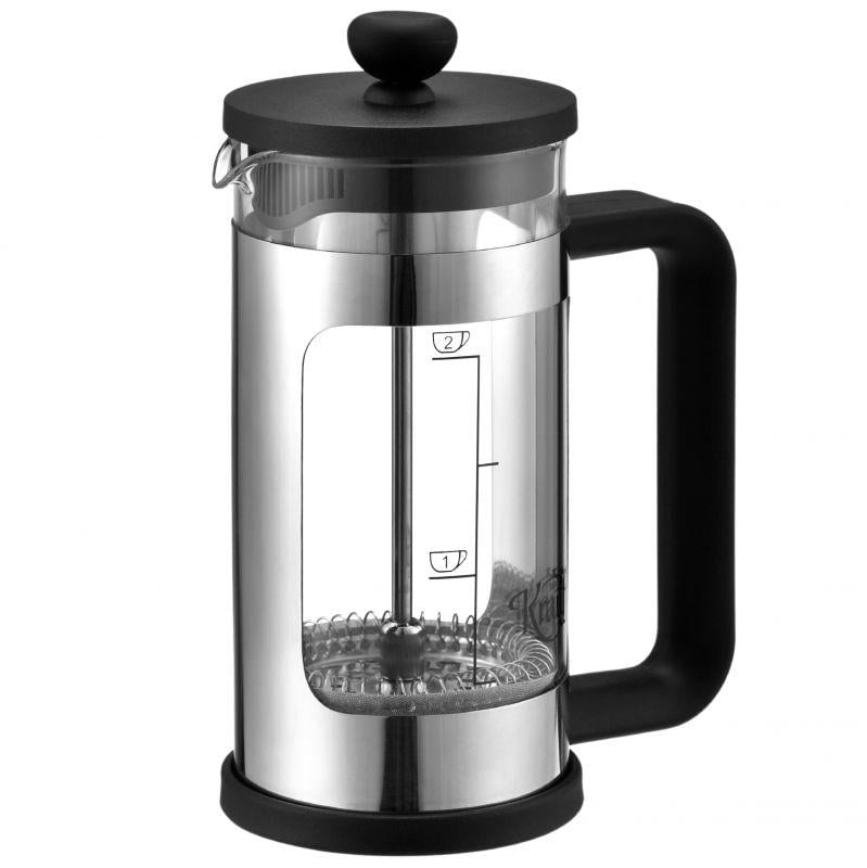 Термос Krauff Silver Moon 1000 мл з френч-прессом 350 мл (28278) - фото 3 Термос Krauff Silver Moon 1000 мл з френч-прессом 350 мл (28278) - фото 3