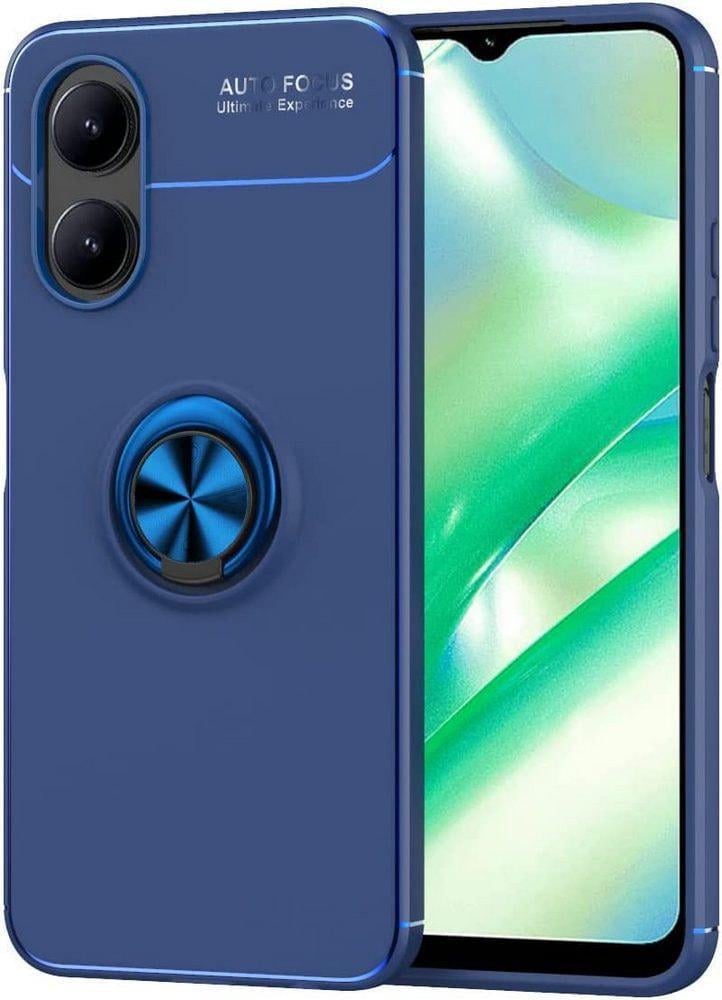Чехол с кольцом OPPO A17 Autofocus Blue (30759-28)