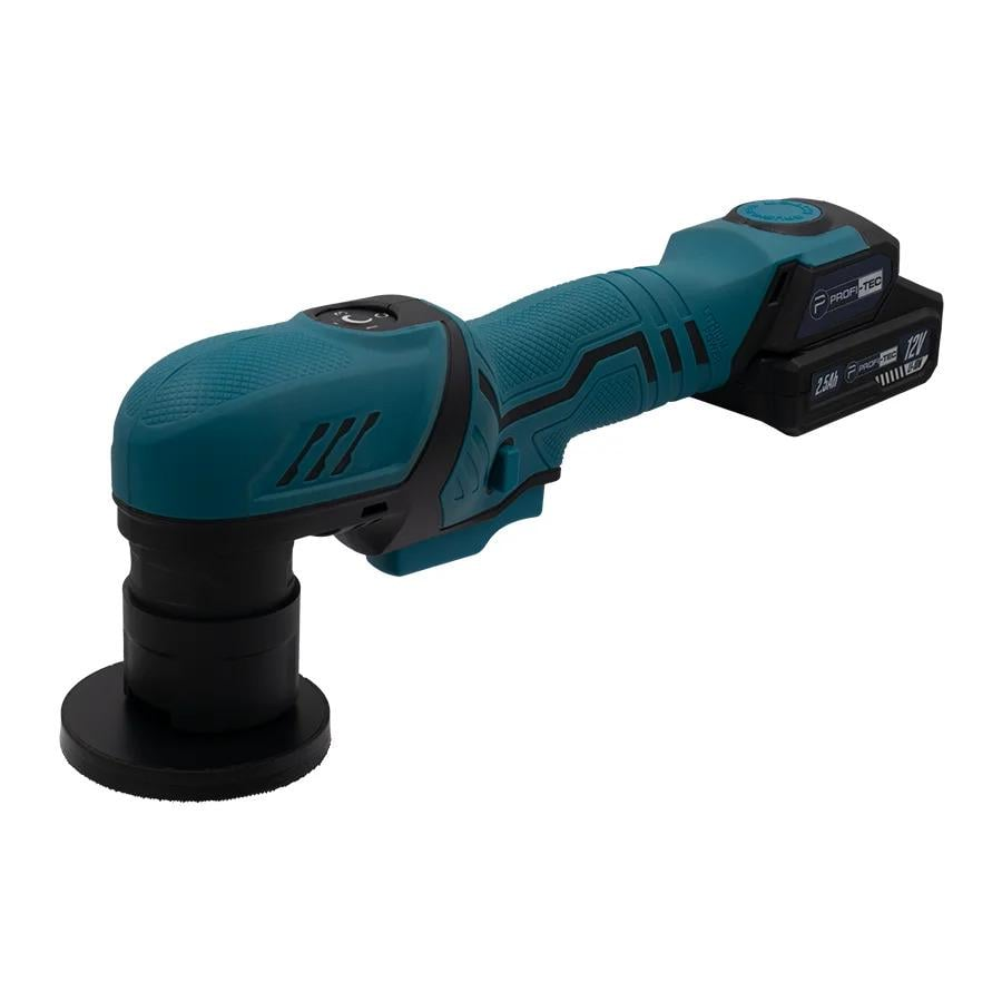 Полировальная машина аккумуляторная PROFI-TEC PPM-8012SCP Set Professional с бесщеточным двигателем Синий (GR-06590) Полировальная машина аккумуляторная PROFI-TEC PPM-8012SCP Set Professional с бесщеточным двигателем Синий (GR-06590)
