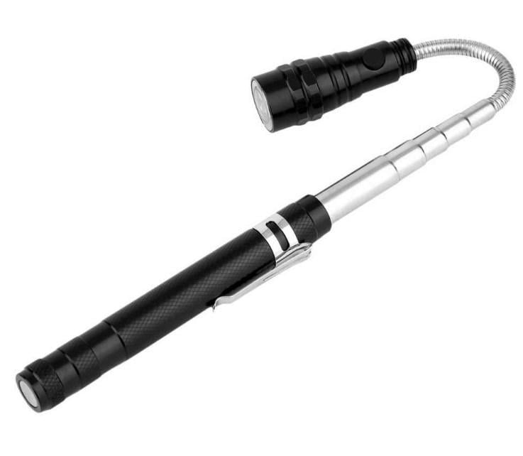 Фонарь телескопический с магнитной поворотной головкой (98208)