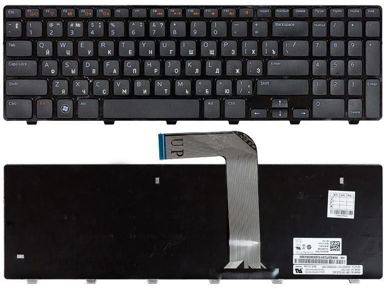 Клавиатура для ноутбука Dell Inspiron 17R 5720/7720/N7110 Vostro 3750/XPS/L702X Black - фото 2