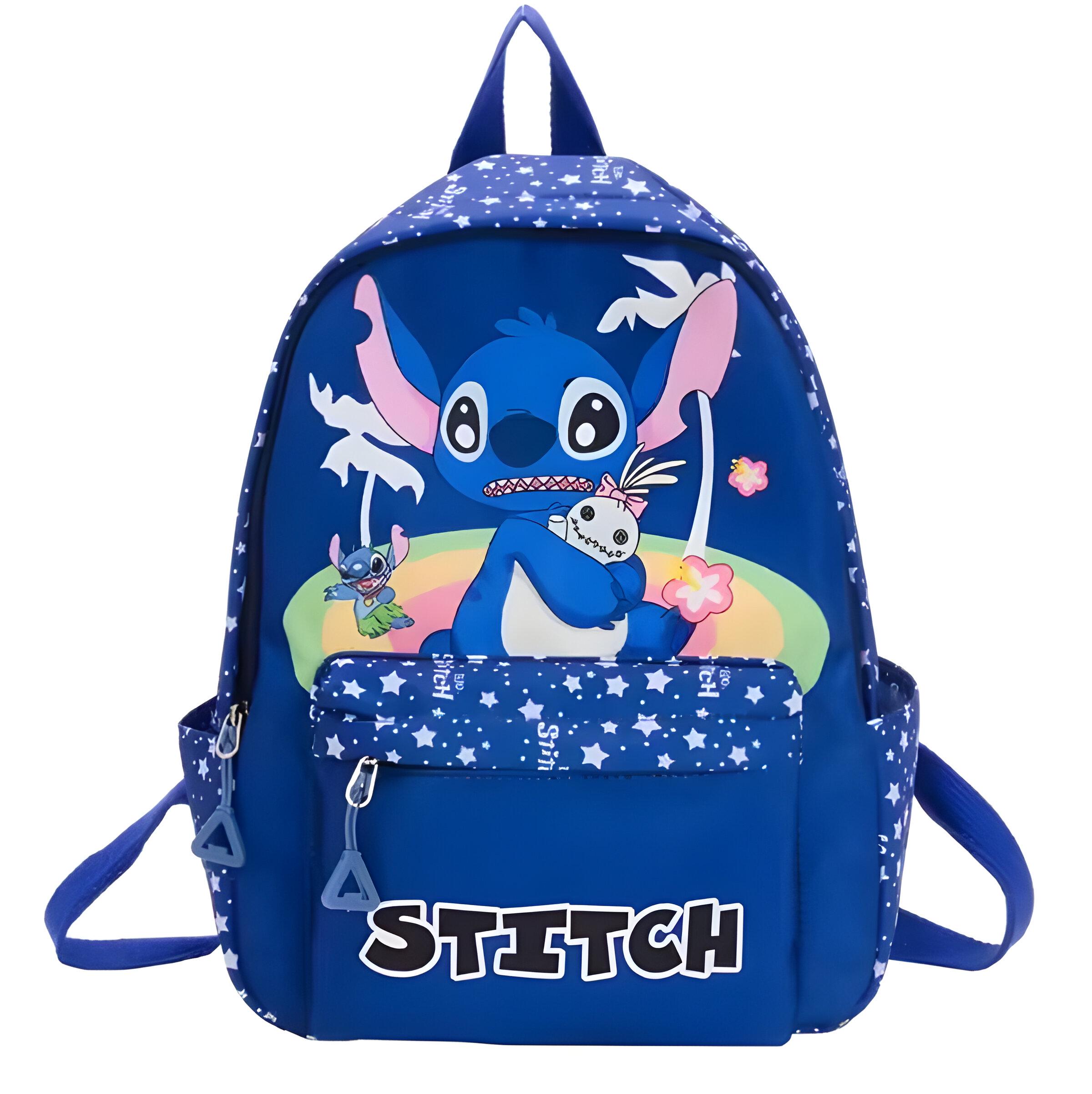 Рюкзак детский повседневный Стич 31х23х12 см Голубой (25-53) - фото 1 Рюкзак детский повседневный Стич 31х23х12 см Голубой (25-53) - фото 1