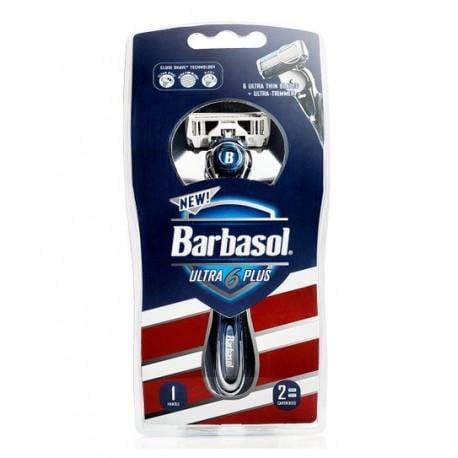 Бритвенный станок Barbasol Ultra 6 Plus Ultra ультра шесть лезвий 1 шт. (292905)