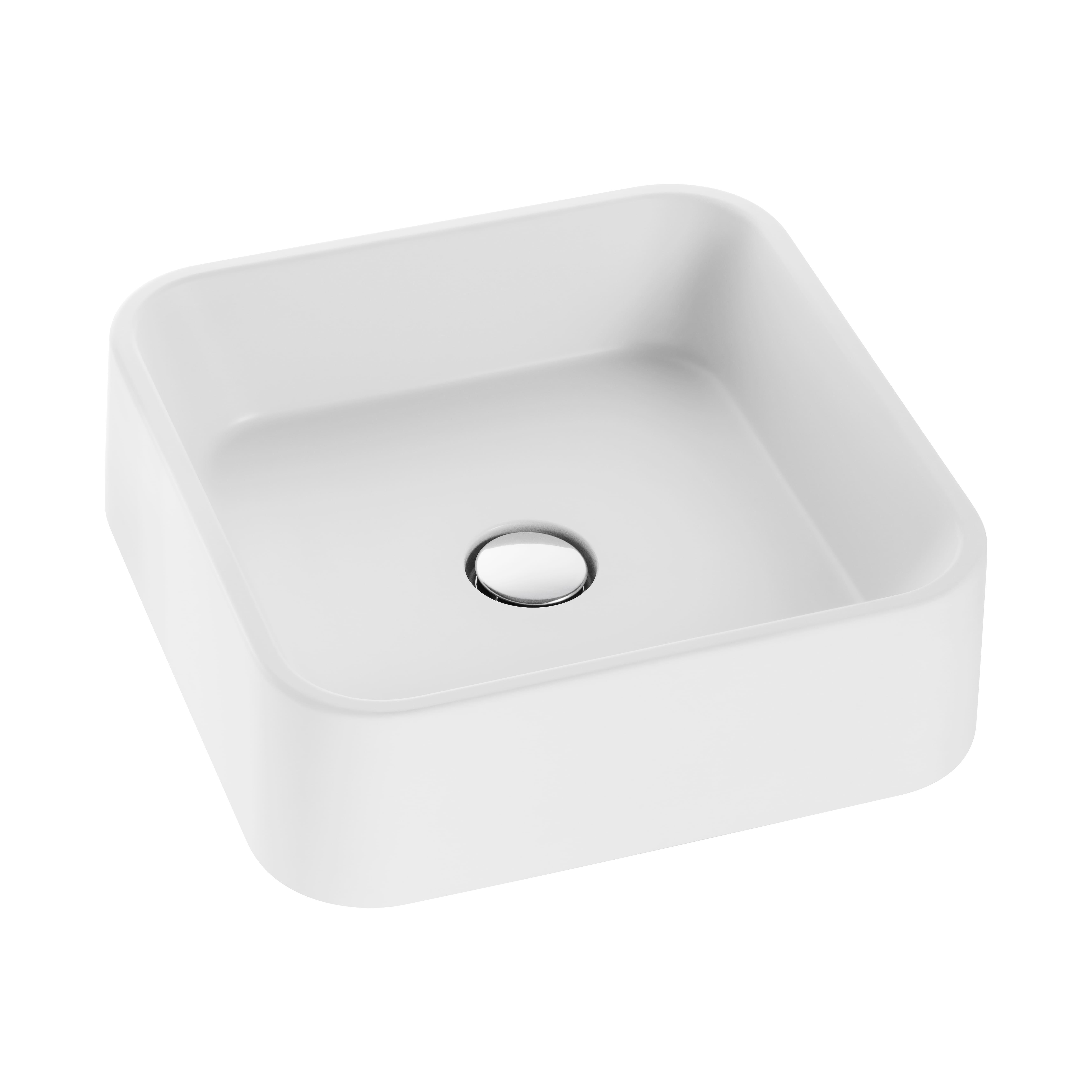 Раковина для ванної Granado Lalin 420х420х130х100 мм White gel