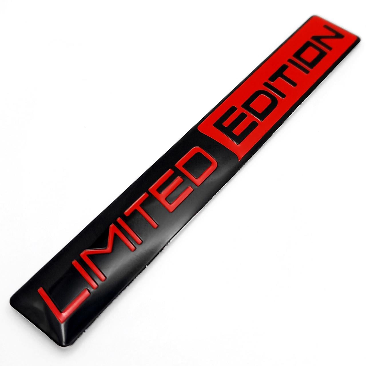 Эмблема алюминиевая Limited Edition 10,2х1,4 см Черный/Красный (2976329026)