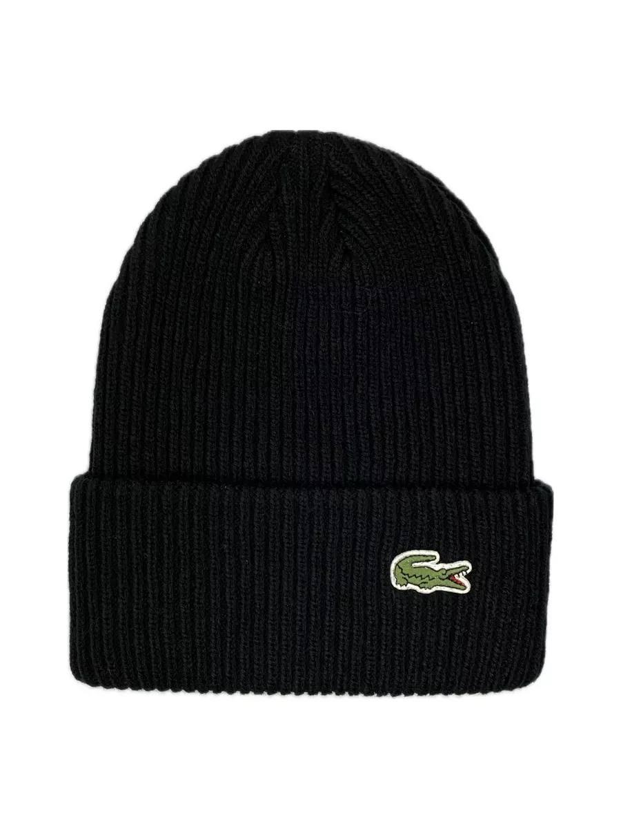 Шапка мужская Lacoste (HAT-LAC-003-BLK)