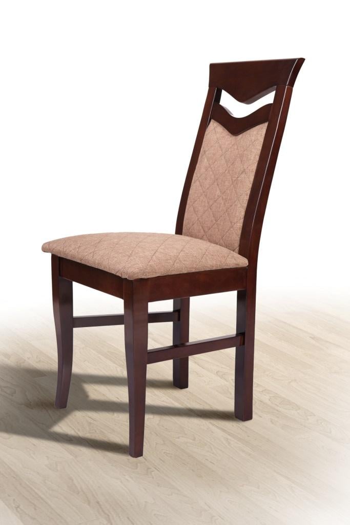 Стул кухонный Мікс Меблі Ситроен Дерево/Ткань Луизиана 5 Орех темный/Коричневый