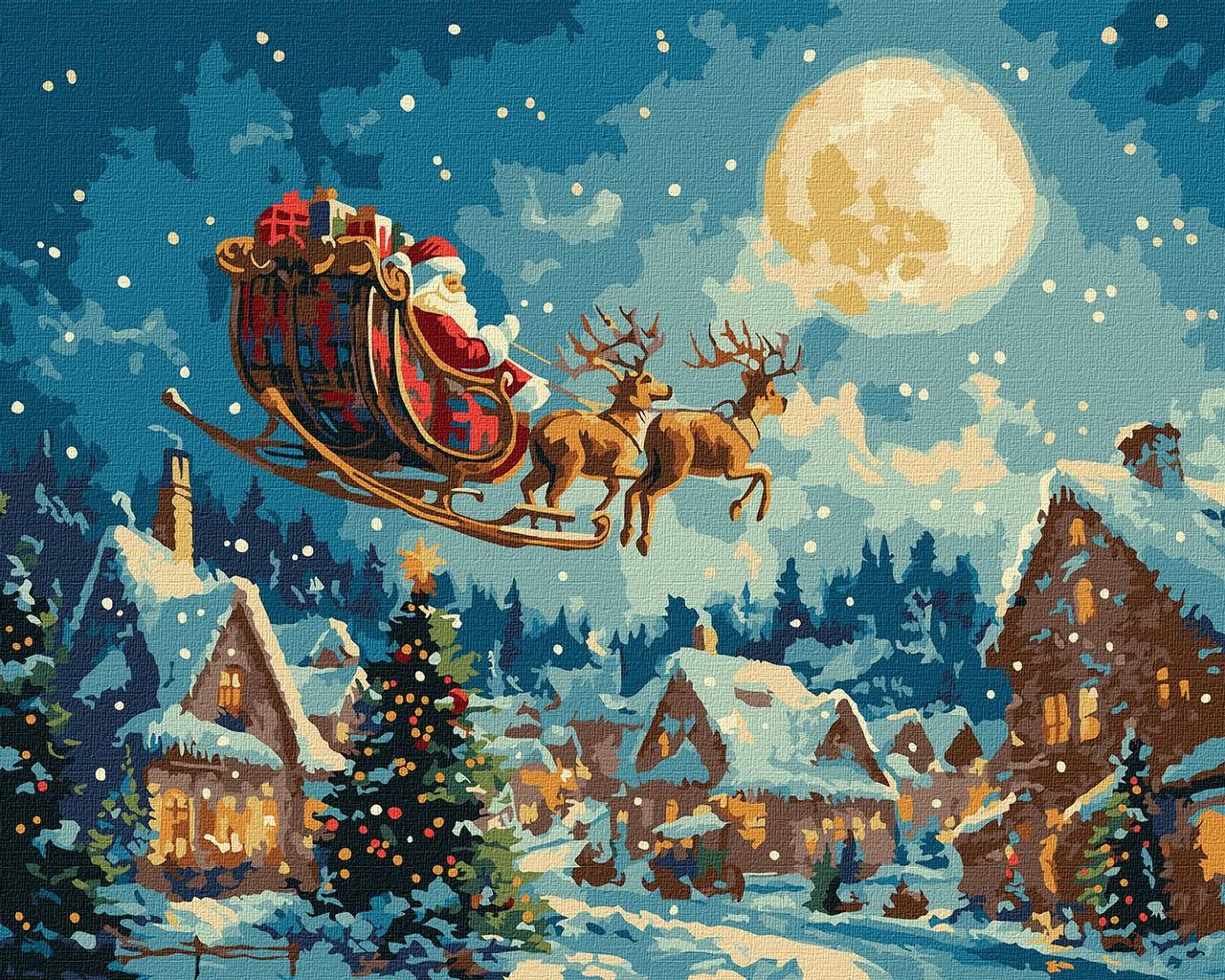 Картина по номерам Ideyka Рождественская сказка 40х50 см (2857040450)