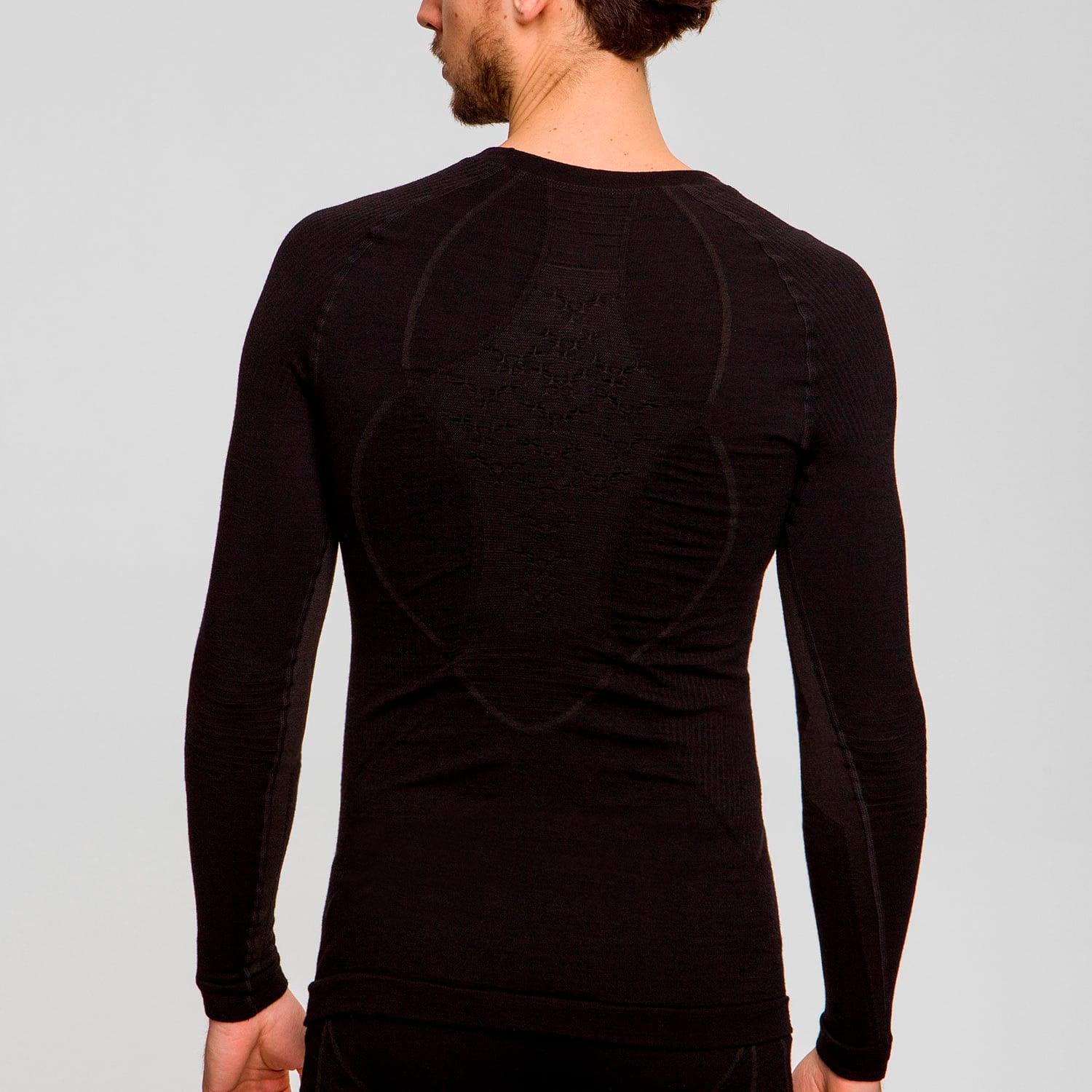 Чоловічий комплект термобілизни X-BIONIC Apani Merino 4.0 AP-WT06(WP05)W19M S Black - фото 4