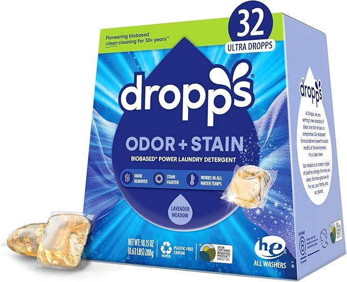 Капсули для прання Dropps Odor & Stain 32 шт.
