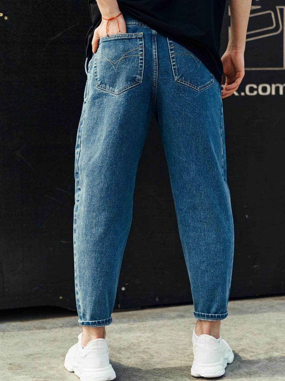 Джинсы мужские бананы оверсайз р. 31 Синий (26477/2) - фото 6 Джинсы мужские бананы оверсайз р. 31 Синий (26477/2) - фото 6