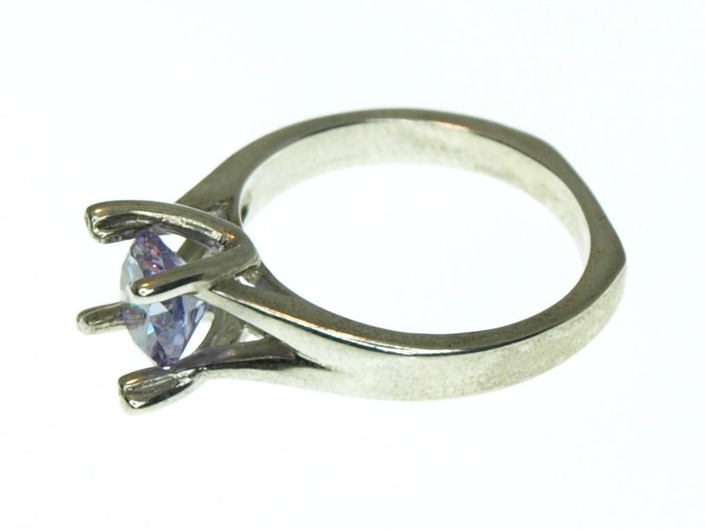 Кольцо из серебра с аметистом р. 17 (2101700194ц) - фото 2 Кольцо из серебра с аметистом р. 17 (2101700194ц) - фото 2