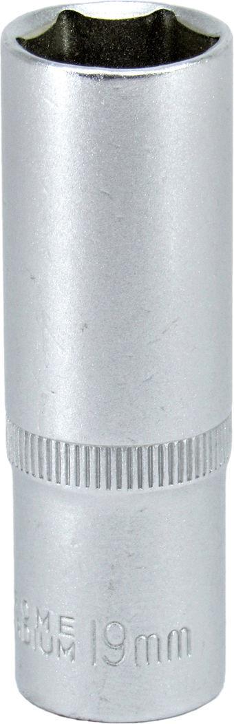 Головка торцевая высокая шестигранная Intertool 1/2 19 мм хром ванадиум (ET-0119)