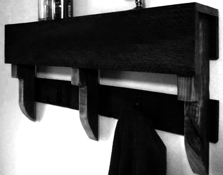 Полка для ванной из дерева Гартов Венге (ВНП/011712) Полка для ванной из дерева Гартов Венге (ВНП/011712)