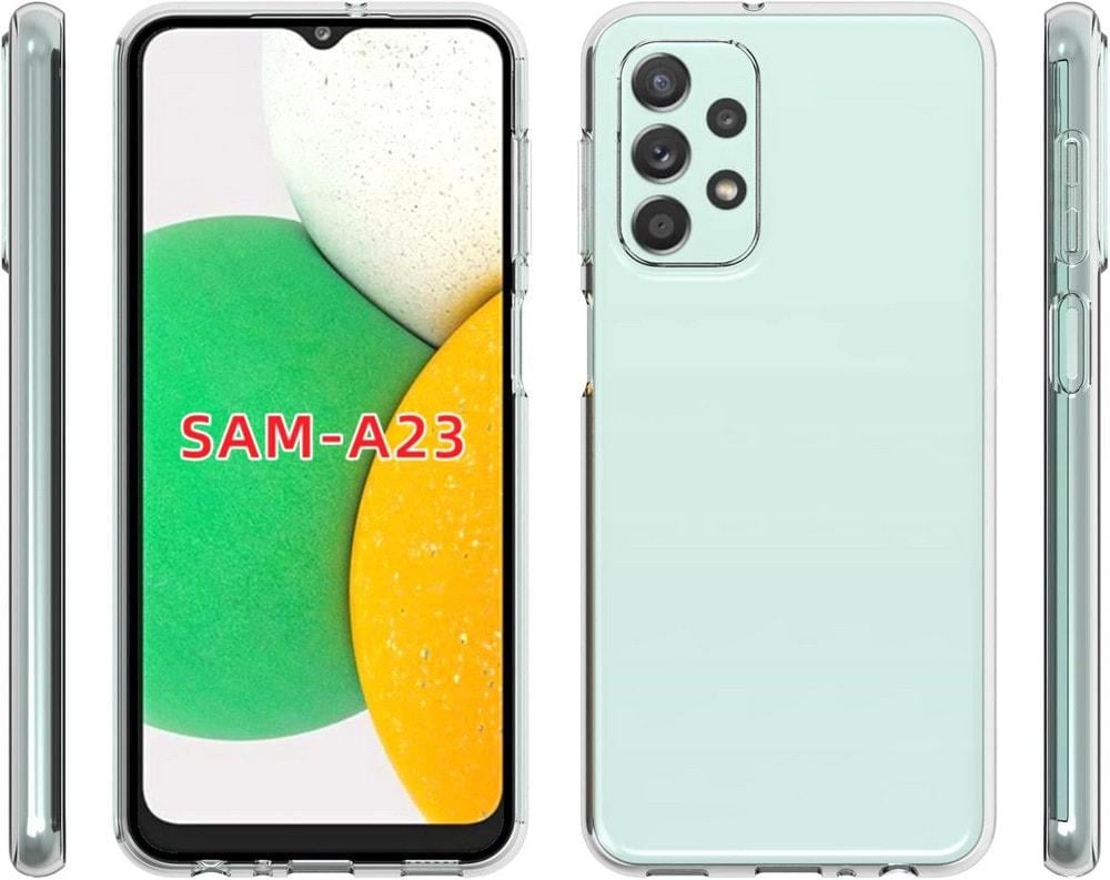 Прозорий Чохол OneCam Samsung Galaxy A23 A235 (ультратонкий силіконовий) (38085) - фото 4