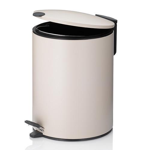 Ведро с педалью и крышкой Kela Mats 23704 металлическая 5 л Бежевый (42539) - фото 2 Ведро с педалью и крышкой Kela Mats 23704 металлическая 5 л Бежевый (42539) - фото 2