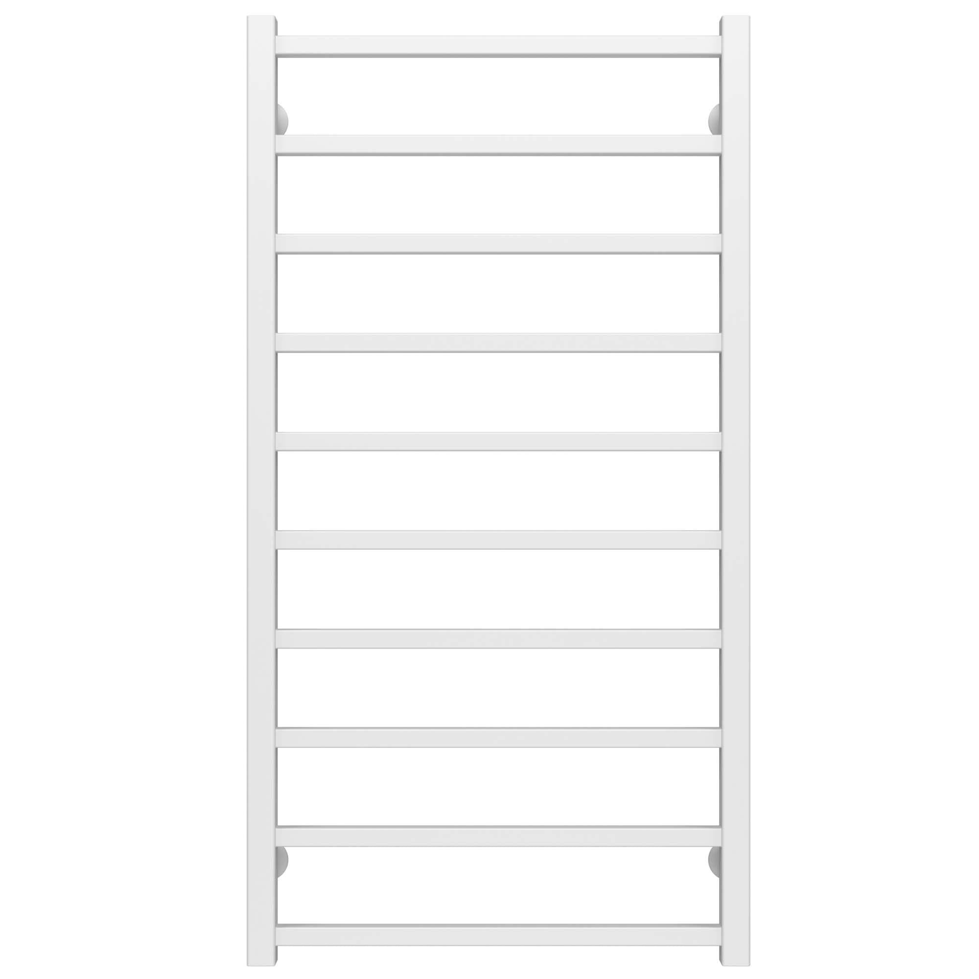 Полотенцесушитель водяной Deffi Forest П10 боковое левое подключение нержавеющая сталь 500х1000 мм Белый (A.FR.100.50.10.WB)