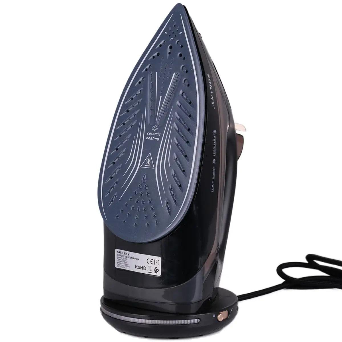 Утюг Sokany SK-286 с керамической подошвой и функцией отпаривания Черный (prcp) - фото 2 Утюг Sokany SK-286 с керамической подошвой и функцией отпаривания Черный (prcp) - фото 2