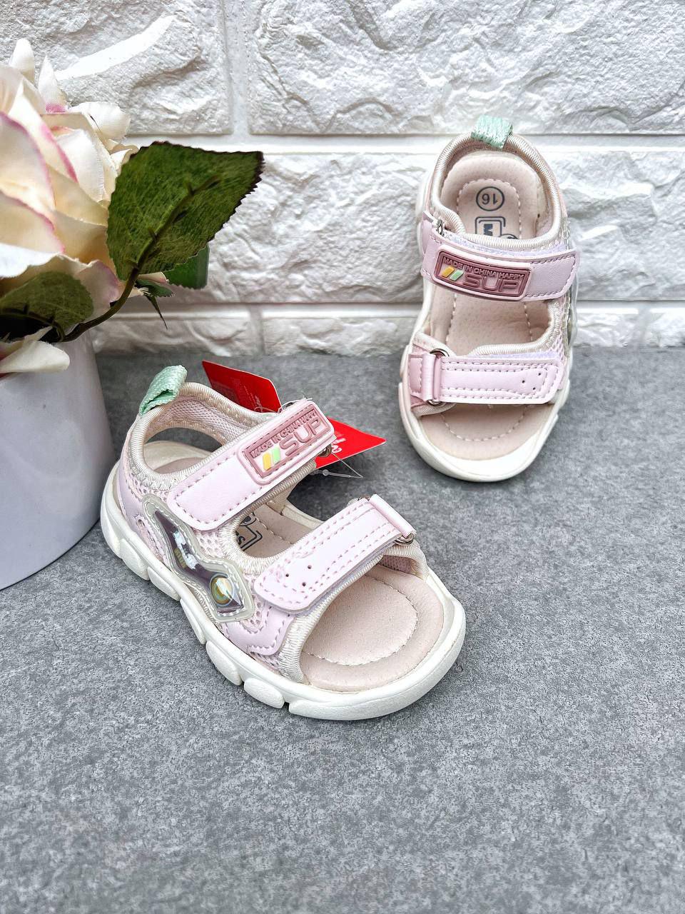 Босоножки для девочки Apawwa 1486 р. 20 14,7 см Розовый