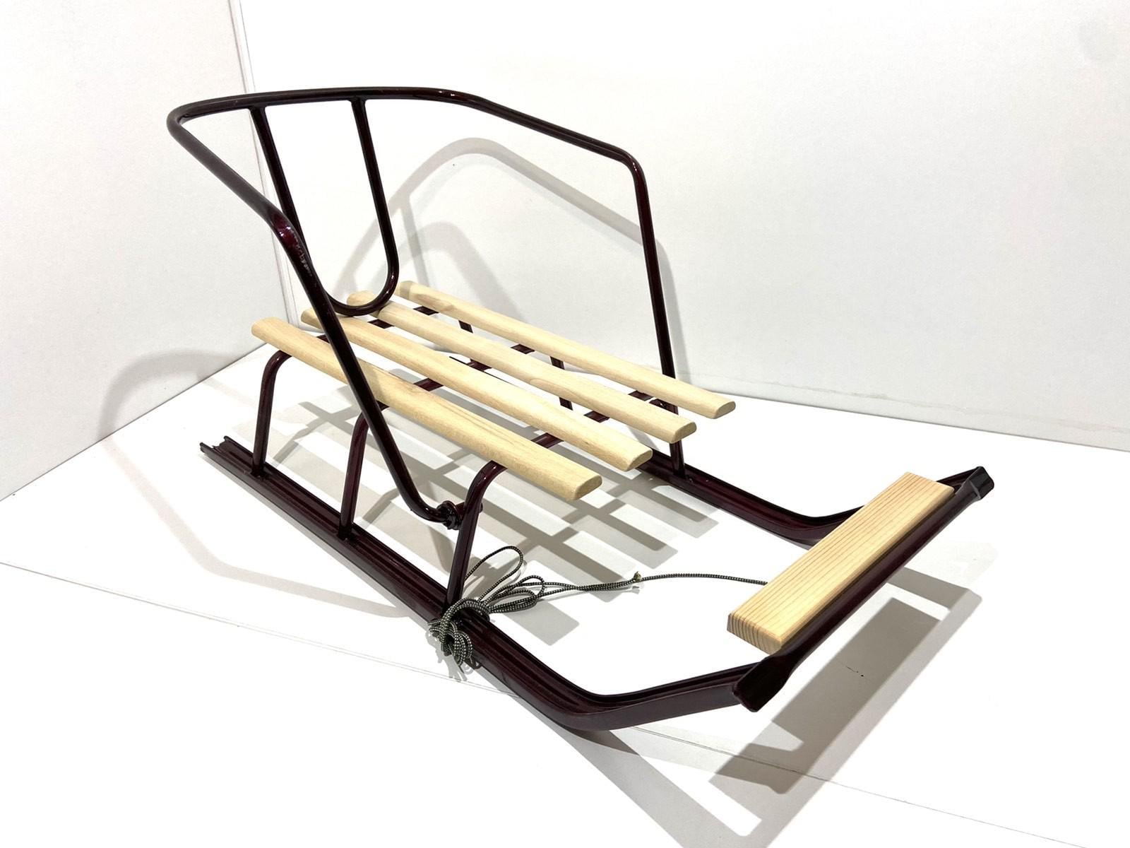 Санки со спинкой Спутник модель 1 стальные Коричневый (41145971)