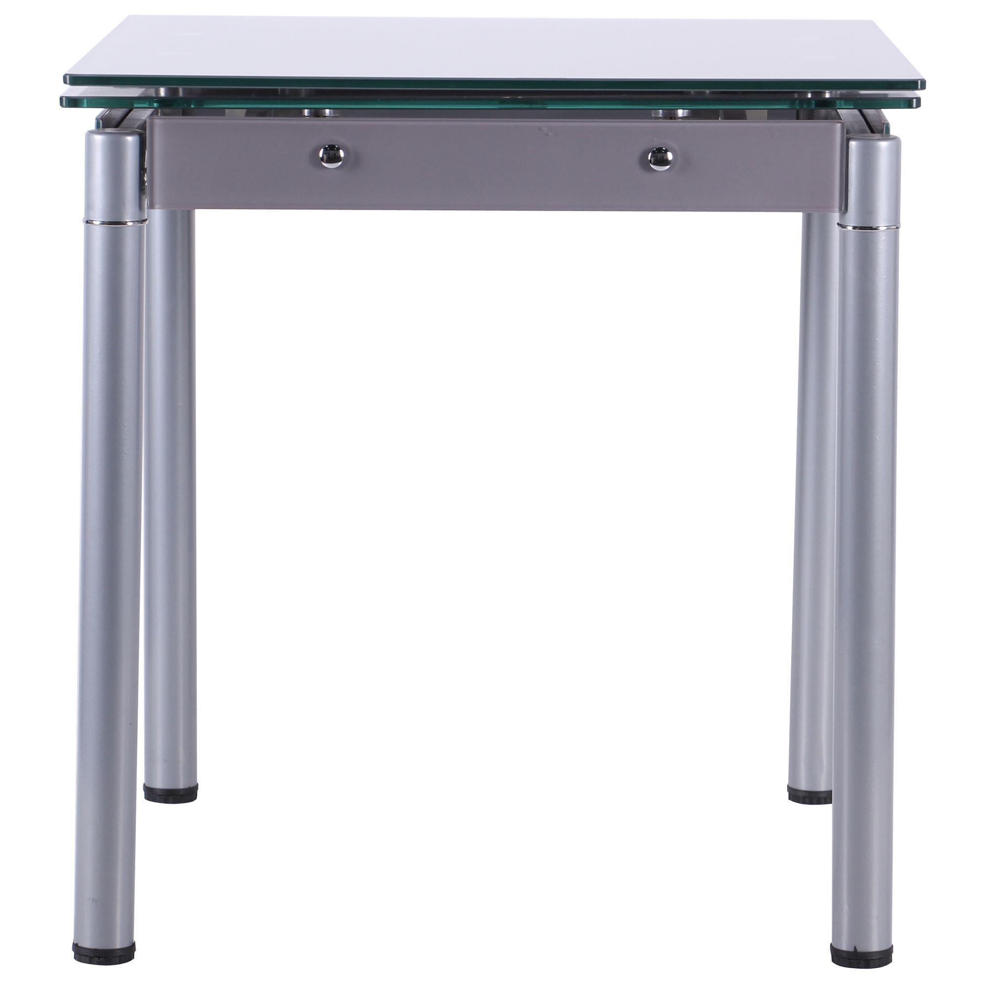 Обідній стіл AMF Челсі 750+450х700х760 сталь Сірий/Платина - фото 3 Обідній стіл AMF Челсі 750+450х700х760 сталь Сірий/Платина - фото 3