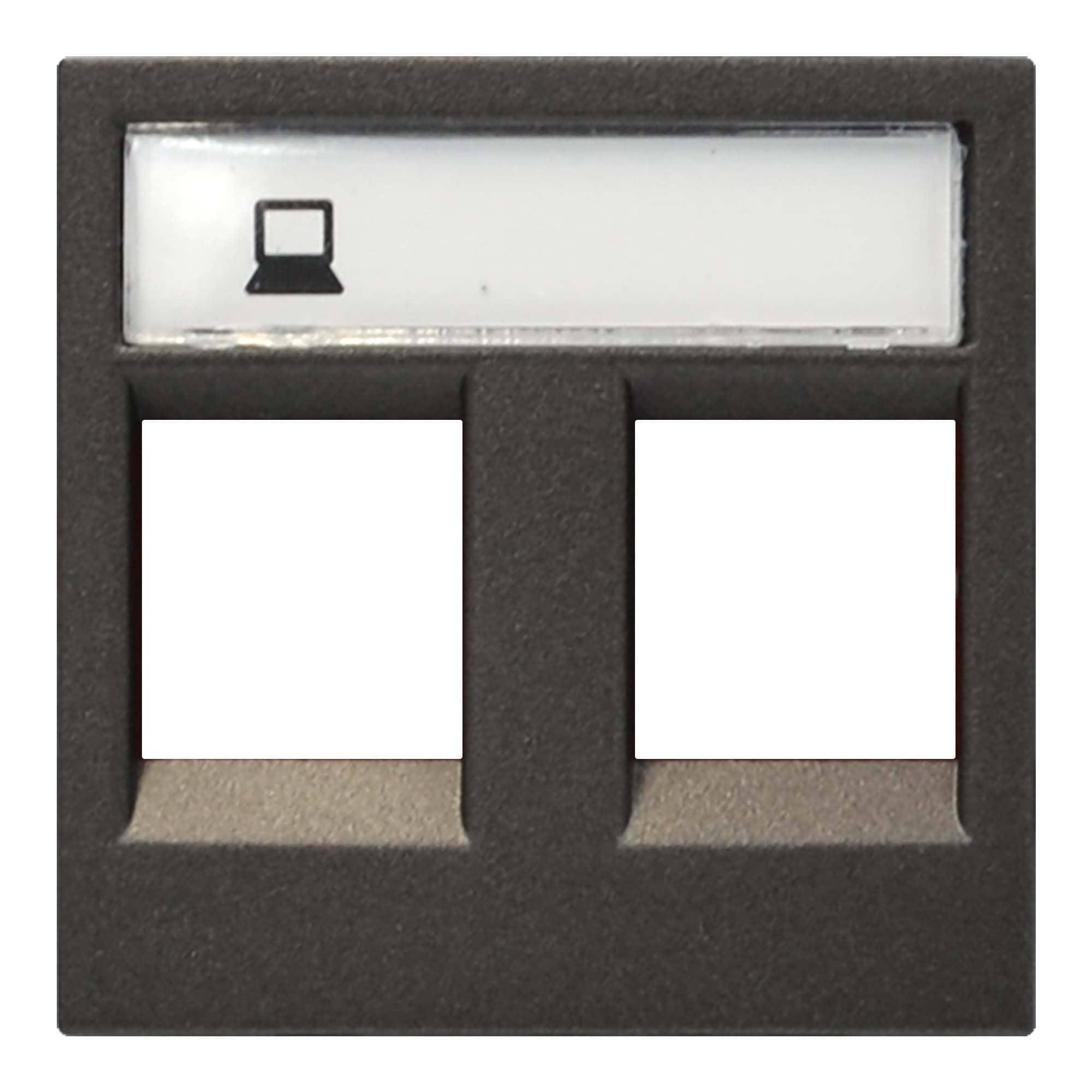 Центральная плата трехместная Zenit ТФ/К Антрацит (2CLA221820N1801)